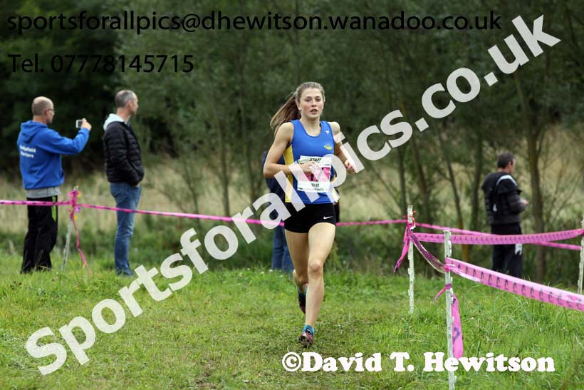 Womens under-17s and 20s, Start Fitness North Eastern Harrier League, Tanfield, County Durham. Photo: David T. Hewitson/Sports for All Pics